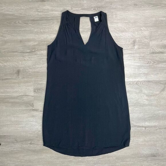 Old Navy Sleeveless V-Neck Keyhole Back Mini Dress Women’s Size Small Black - Picture 7 of 10